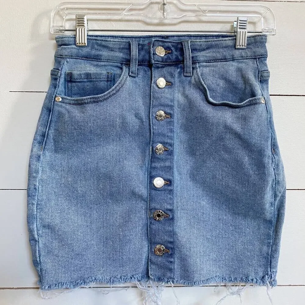 Guess Joanna's MR Mini Skirt‎ in Indigo Acid Skirt S